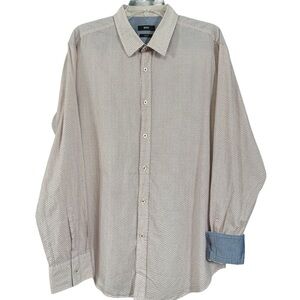 Hugo Boss XL Ronny_32 Slim Fit Print Button Up Shirt